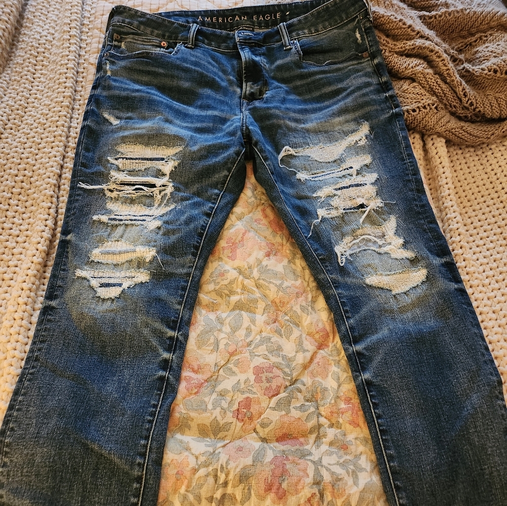 American Eagle Skinny Jeans Size 38x32